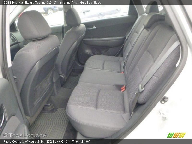 Shimmering Silver Metallic / Black 2011 Hyundai Elantra Touring GLS