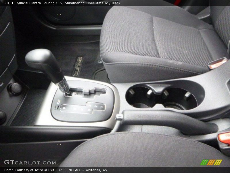 Shimmering Silver Metallic / Black 2011 Hyundai Elantra Touring GLS