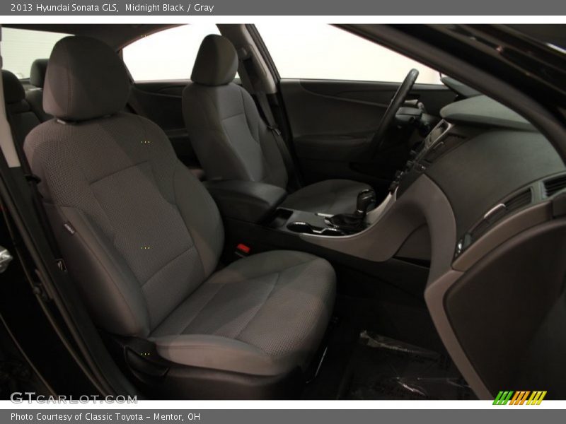 Midnight Black / Gray 2013 Hyundai Sonata GLS
