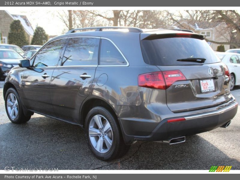 Grigio Metallic / Ebony 2012 Acura MDX SH-AWD