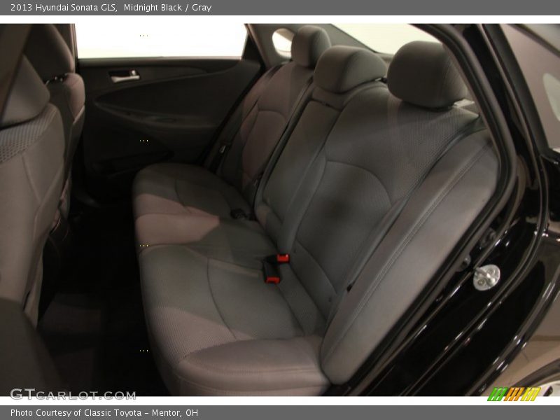 Midnight Black / Gray 2013 Hyundai Sonata GLS