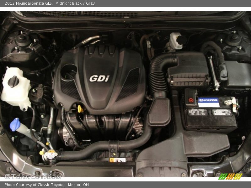 Midnight Black / Gray 2013 Hyundai Sonata GLS