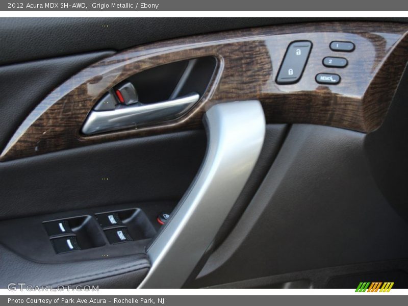 Grigio Metallic / Ebony 2012 Acura MDX SH-AWD