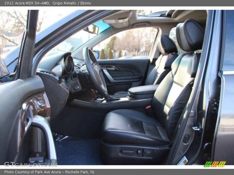 Grigio Metallic / Ebony 2012 Acura MDX SH-AWD
