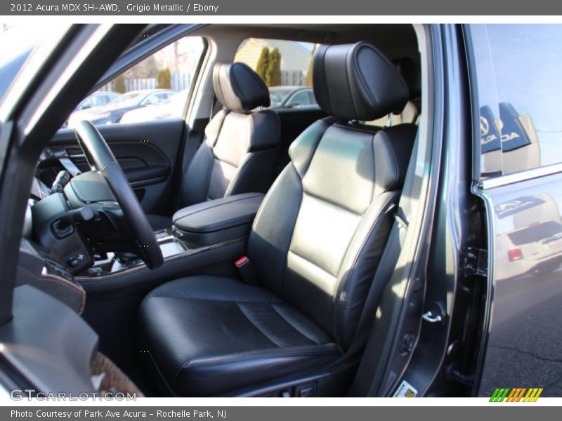 Grigio Metallic / Ebony 2012 Acura MDX SH-AWD
