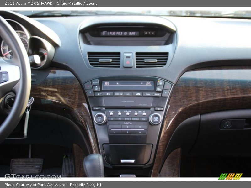 Grigio Metallic / Ebony 2012 Acura MDX SH-AWD