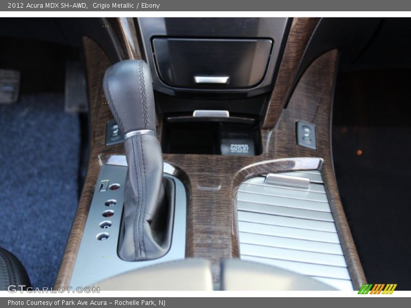 Grigio Metallic / Ebony 2012 Acura MDX SH-AWD