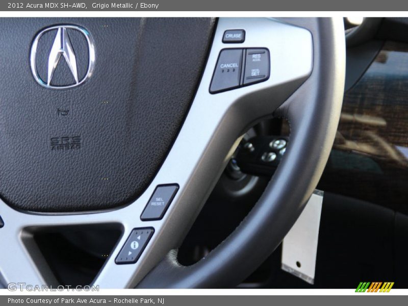 Grigio Metallic / Ebony 2012 Acura MDX SH-AWD
