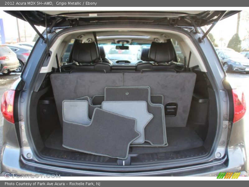 Grigio Metallic / Ebony 2012 Acura MDX SH-AWD