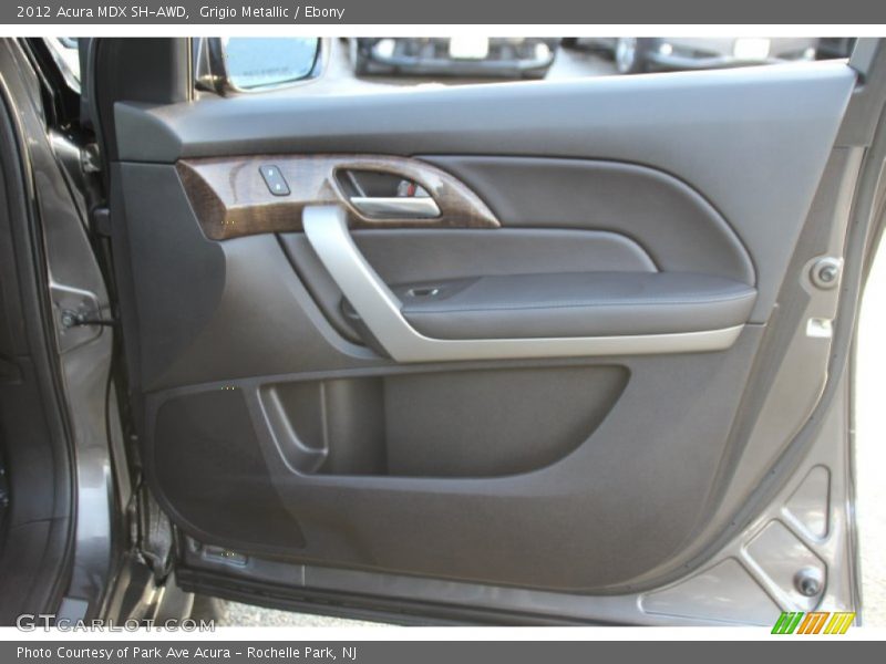 Grigio Metallic / Ebony 2012 Acura MDX SH-AWD