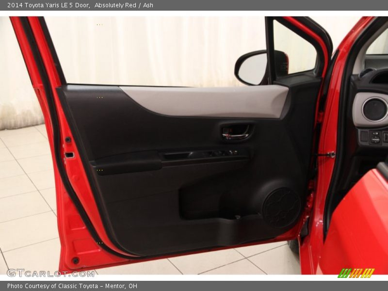 Absolutely Red / Ash 2014 Toyota Yaris LE 5 Door