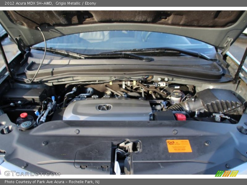 Grigio Metallic / Ebony 2012 Acura MDX SH-AWD