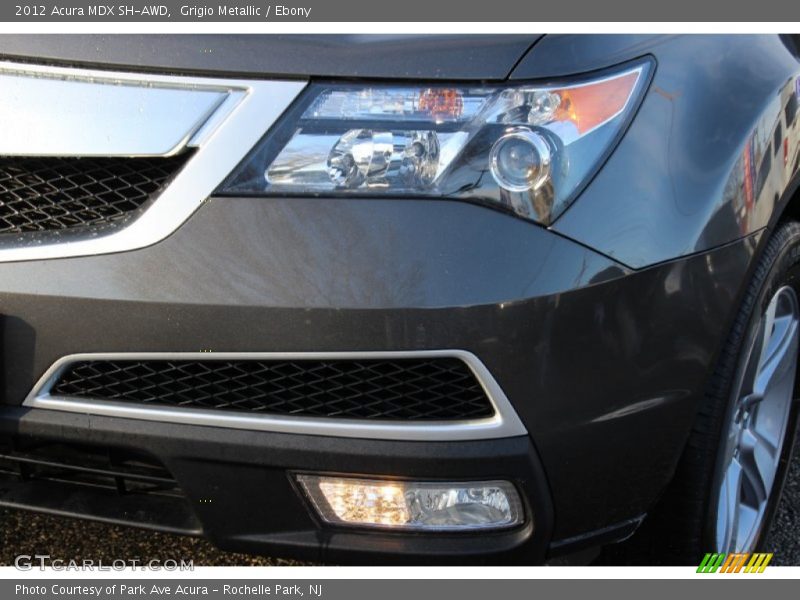 Grigio Metallic / Ebony 2012 Acura MDX SH-AWD