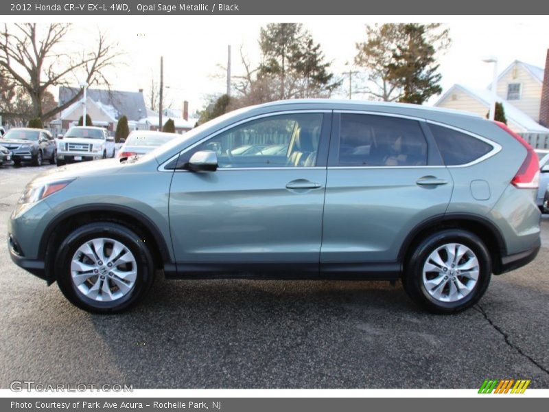 Opal Sage Metallic / Black 2012 Honda CR-V EX-L 4WD