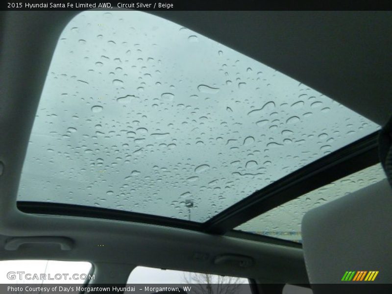 Circuit Silver / Beige 2015 Hyundai Santa Fe Limited AWD