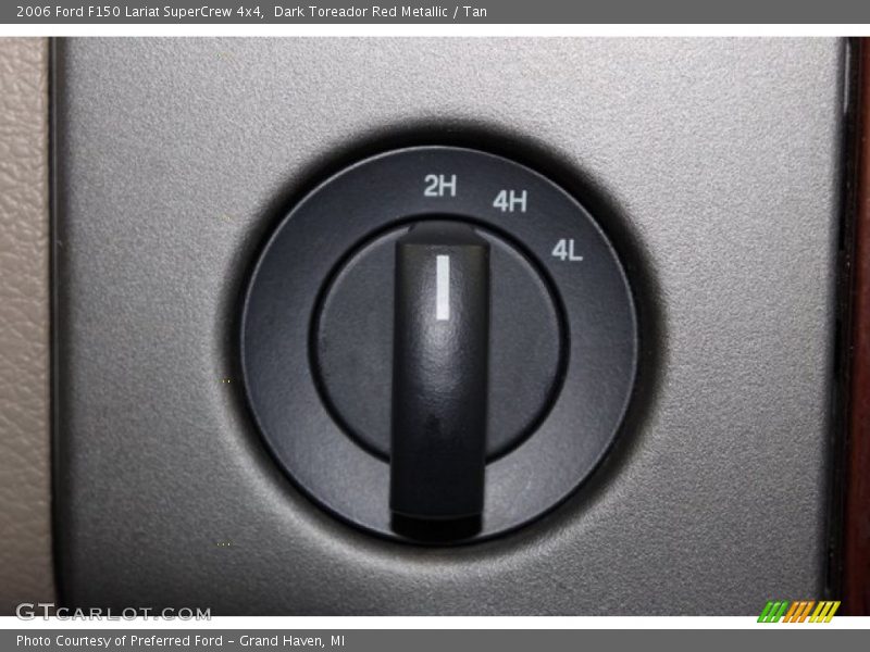 Dark Toreador Red Metallic / Tan 2006 Ford F150 Lariat SuperCrew 4x4