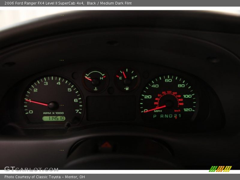 Black / Medium Dark Flint 2006 Ford Ranger FX4 Level II SuperCab 4x4