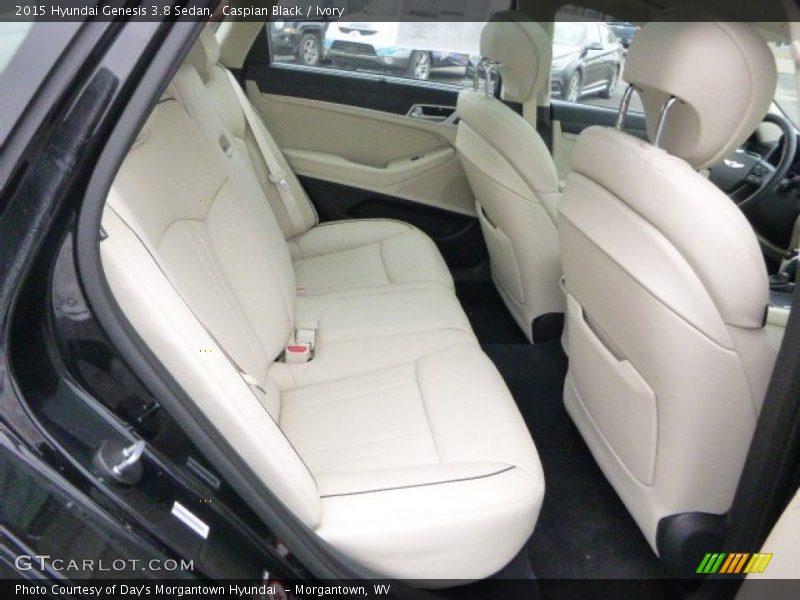 Caspian Black / Ivory 2015 Hyundai Genesis 3.8 Sedan