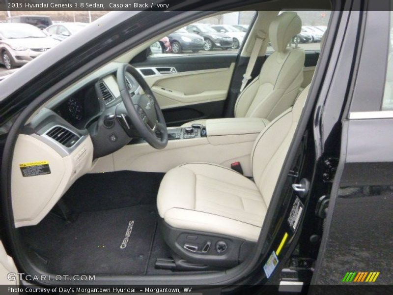  2015 Genesis 3.8 Sedan Ivory Interior