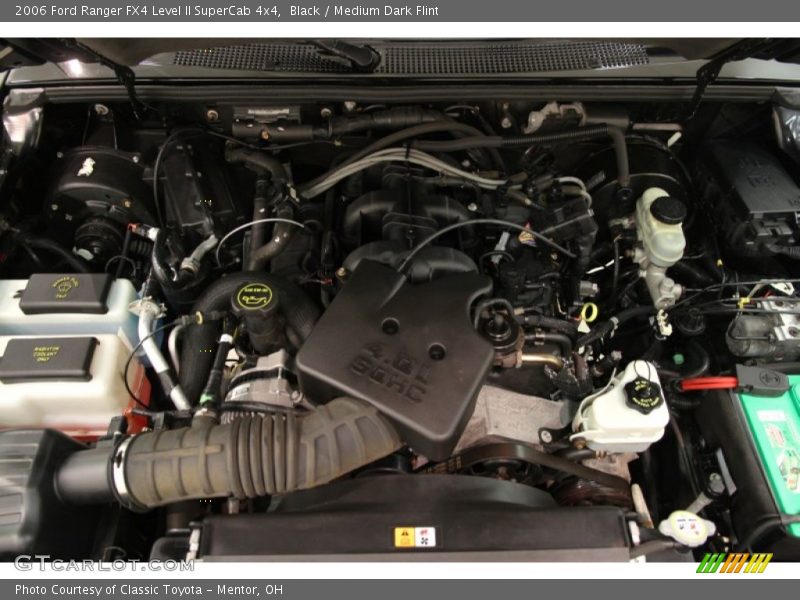 Black / Medium Dark Flint 2006 Ford Ranger FX4 Level II SuperCab 4x4