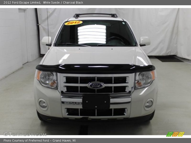 White Suede / Charcoal Black 2012 Ford Escape Limited