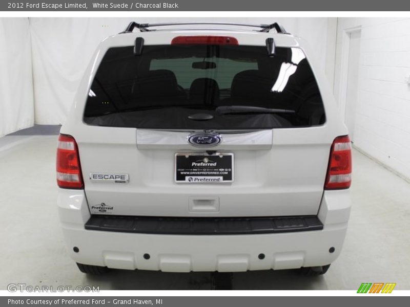 White Suede / Charcoal Black 2012 Ford Escape Limited