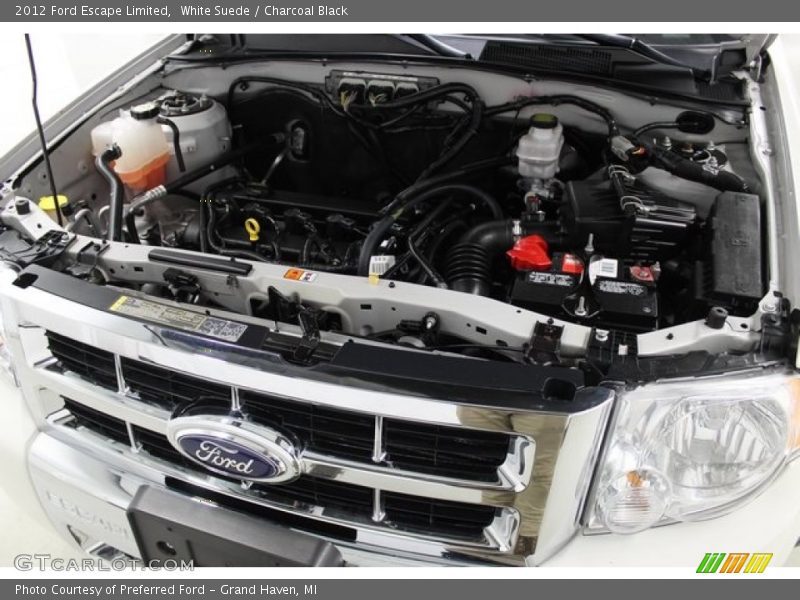 White Suede / Charcoal Black 2012 Ford Escape Limited