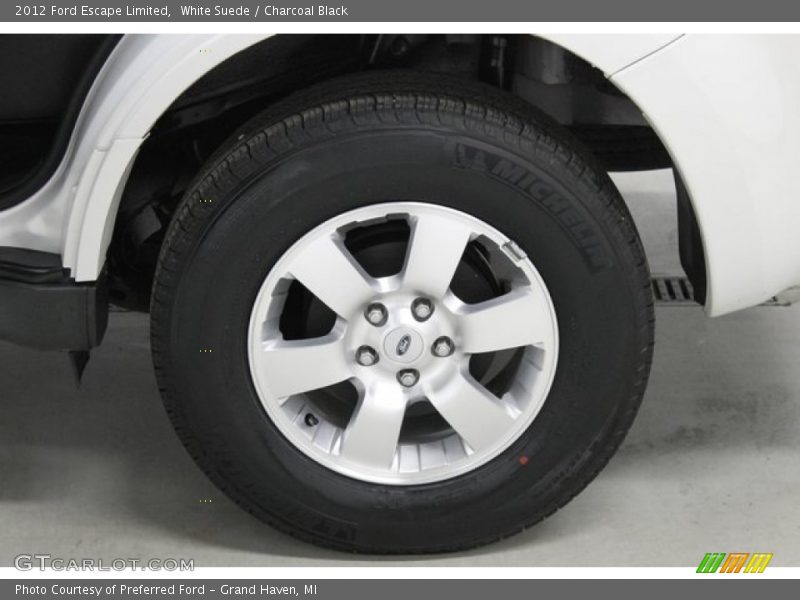 White Suede / Charcoal Black 2012 Ford Escape Limited