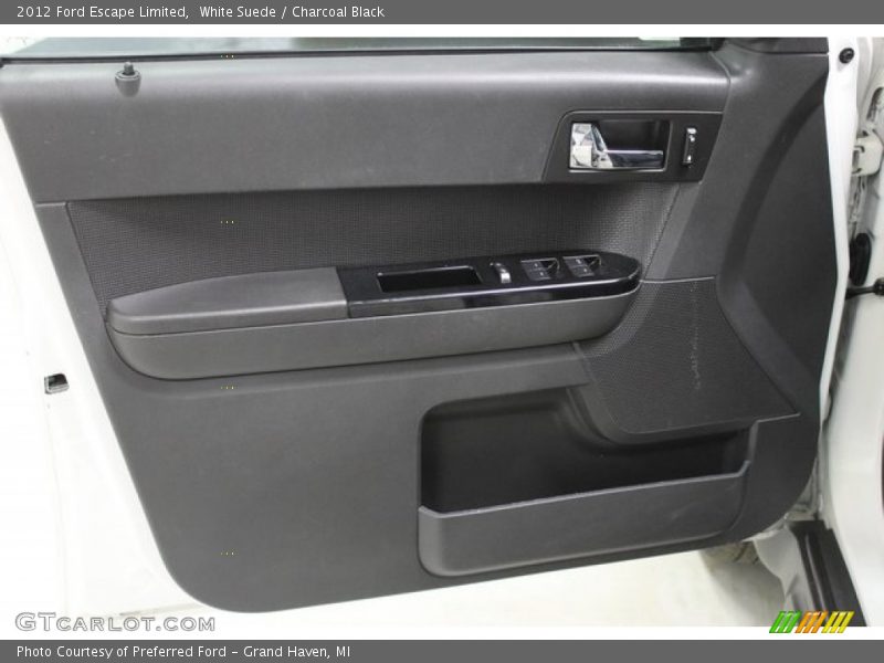 White Suede / Charcoal Black 2012 Ford Escape Limited