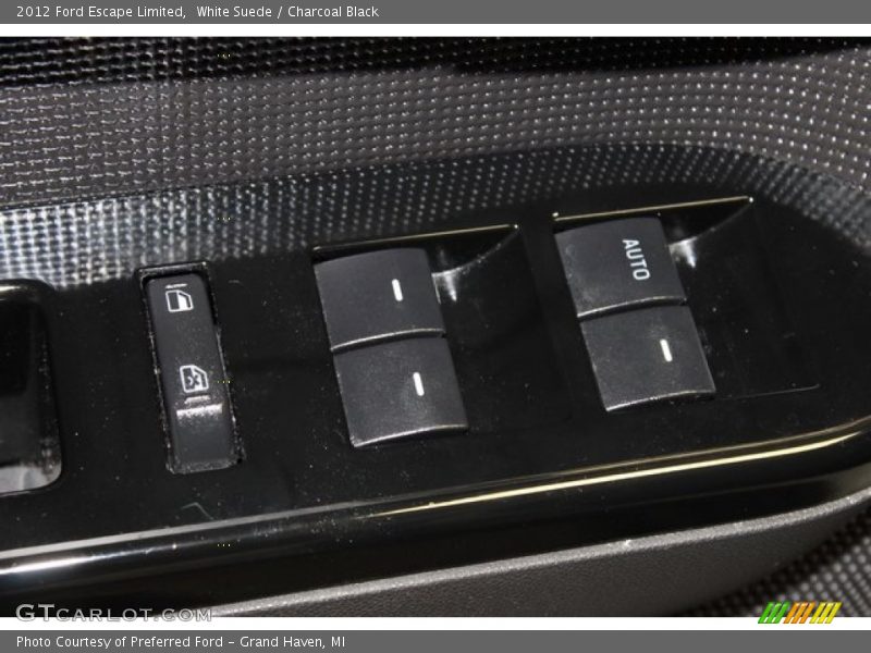 White Suede / Charcoal Black 2012 Ford Escape Limited