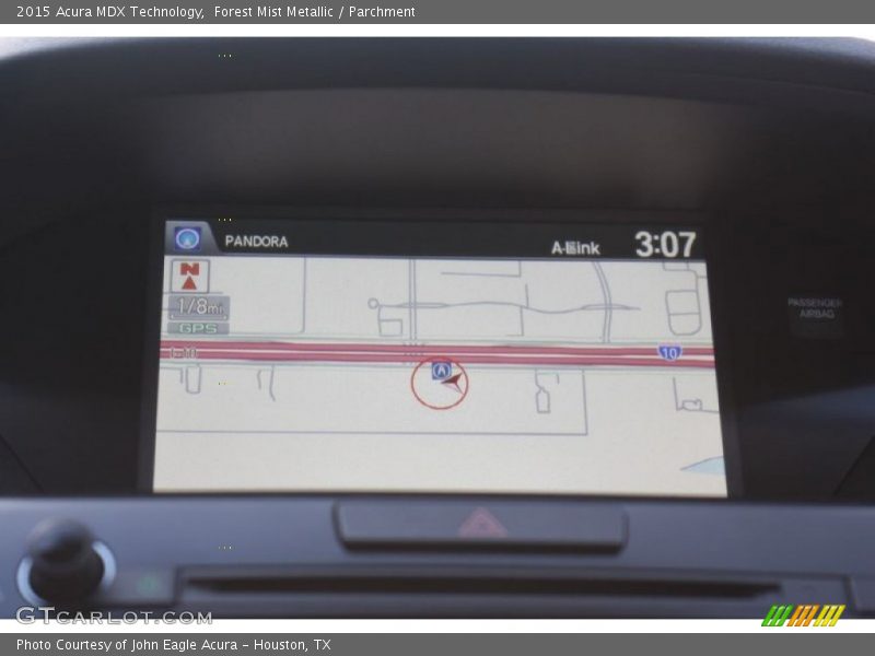 Forest Mist Metallic / Parchment 2015 Acura MDX Technology
