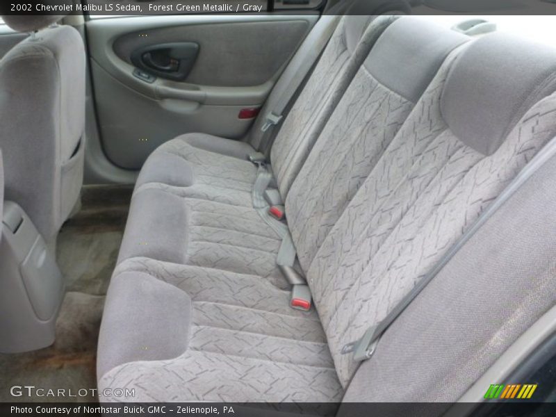 Forest Green Metallic / Gray 2002 Chevrolet Malibu LS Sedan