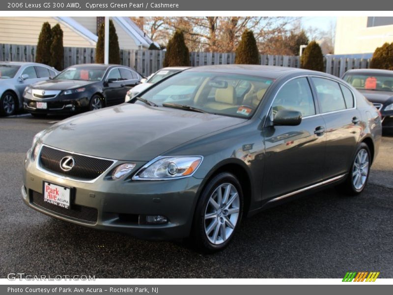 Cypress Green Pearl / Cashmere 2006 Lexus GS 300 AWD