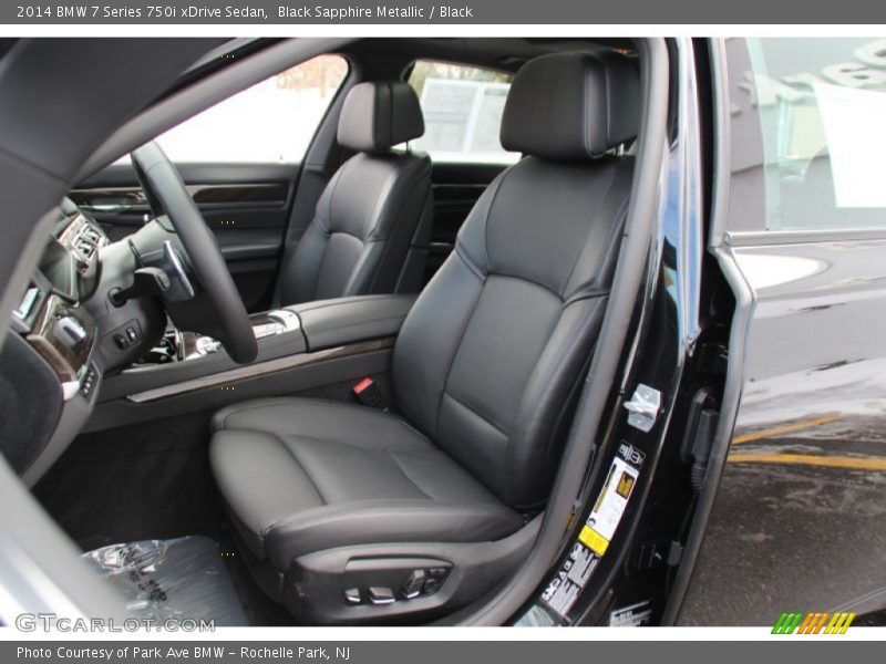 Black Sapphire Metallic / Black 2014 BMW 7 Series 750i xDrive Sedan