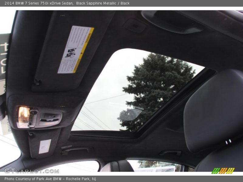 Black Sapphire Metallic / Black 2014 BMW 7 Series 750i xDrive Sedan