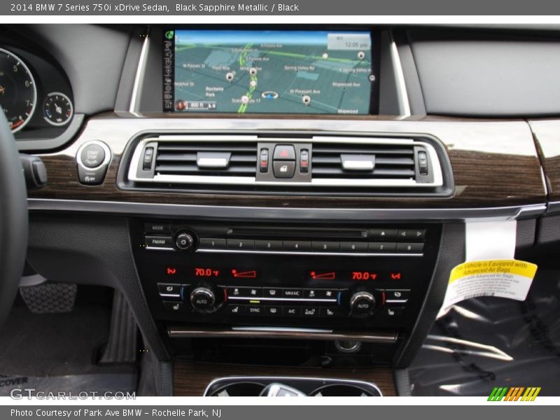 Black Sapphire Metallic / Black 2014 BMW 7 Series 750i xDrive Sedan