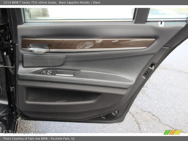 Black Sapphire Metallic / Black 2014 BMW 7 Series 750i xDrive Sedan