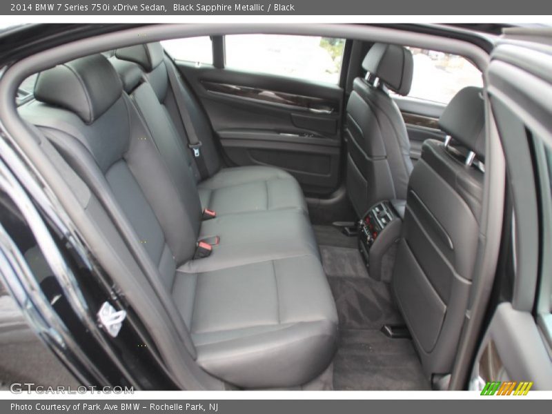 Rear Seat of 2014 7 Series 750i xDrive Sedan