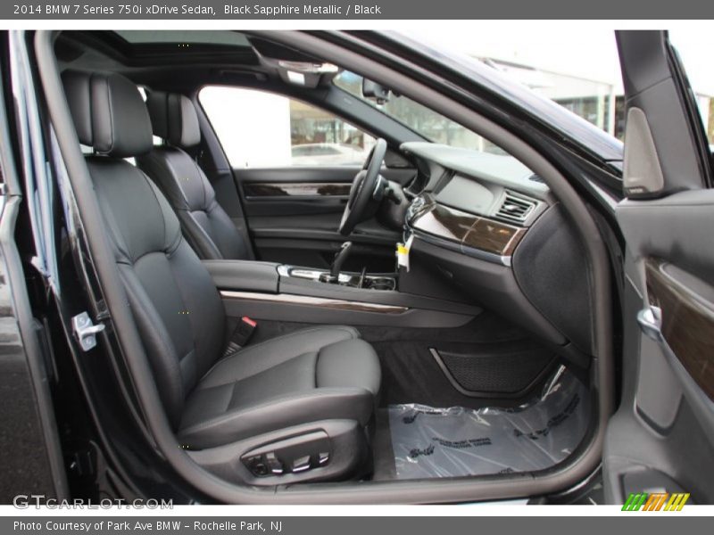 Black Sapphire Metallic / Black 2014 BMW 7 Series 750i xDrive Sedan