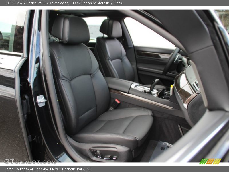 Black Sapphire Metallic / Black 2014 BMW 7 Series 750i xDrive Sedan