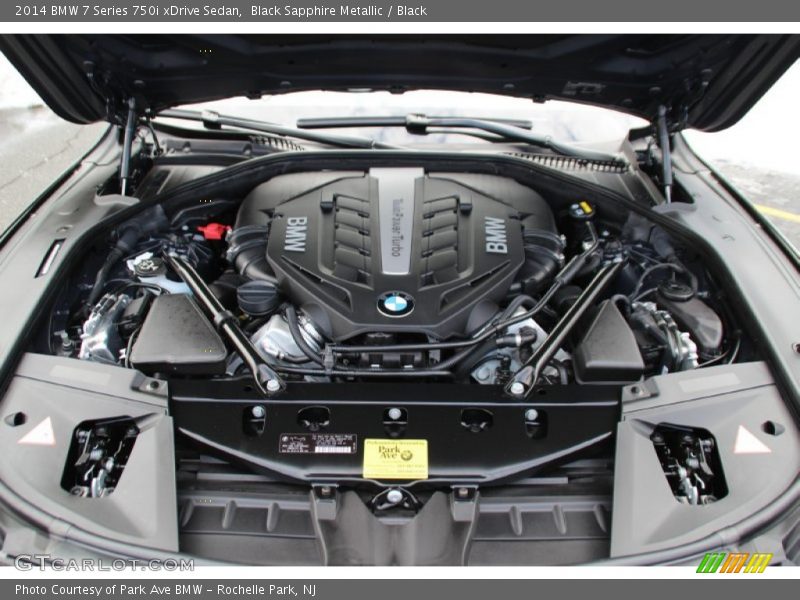 Black Sapphire Metallic / Black 2014 BMW 7 Series 750i xDrive Sedan
