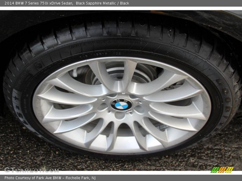 Black Sapphire Metallic / Black 2014 BMW 7 Series 750i xDrive Sedan