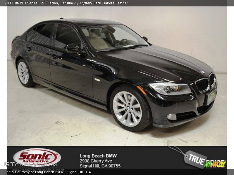 Jet Black / Oyster/Black Dakota Leather 2011 BMW 3 Series 328i Sedan