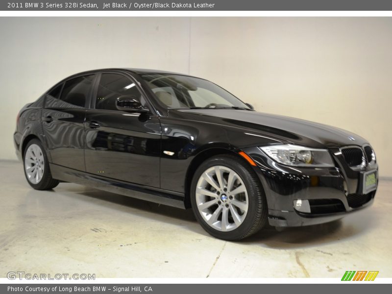 Jet Black / Oyster/Black Dakota Leather 2011 BMW 3 Series 328i Sedan