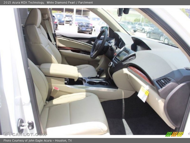 White Diamond Pearl / Parchment 2015 Acura MDX Technology