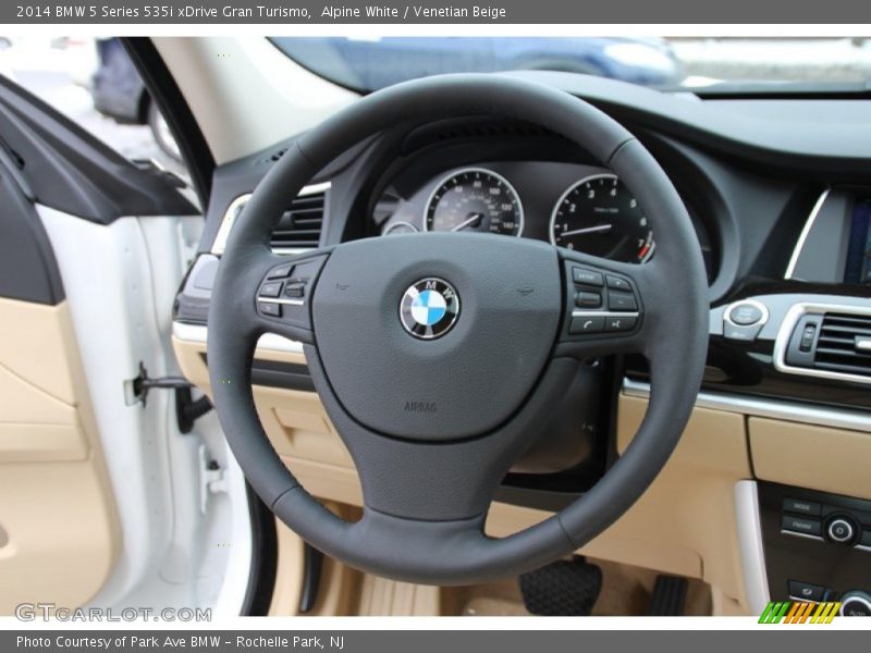 Alpine White / Venetian Beige 2014 BMW 5 Series 535i xDrive Gran Turismo