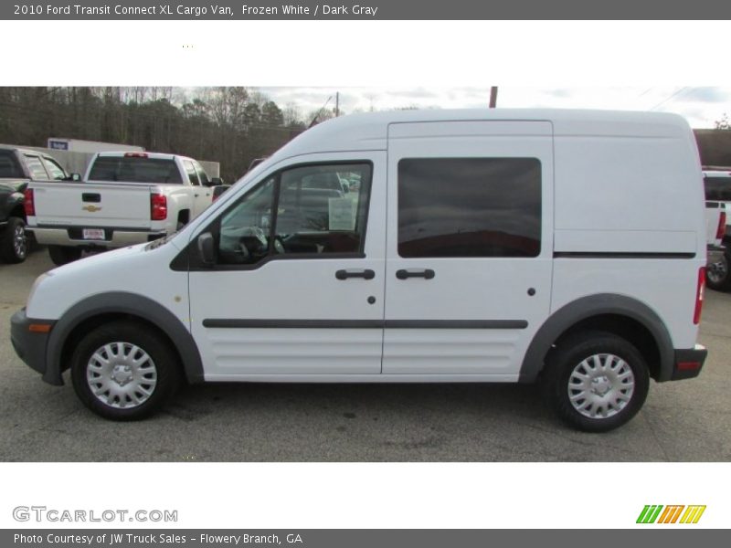 Frozen White / Dark Gray 2010 Ford Transit Connect XL Cargo Van