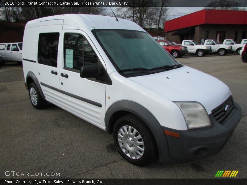 Frozen White / Dark Gray 2010 Ford Transit Connect XL Cargo Van