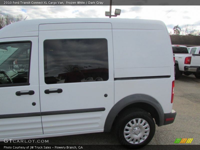 Frozen White / Dark Gray 2010 Ford Transit Connect XL Cargo Van