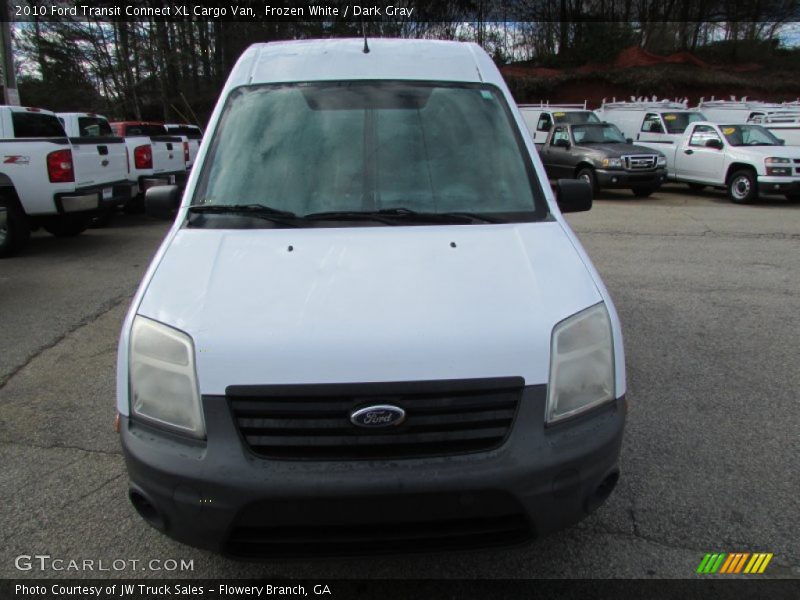 Frozen White / Dark Gray 2010 Ford Transit Connect XL Cargo Van
